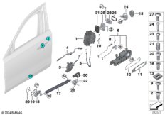 Система замков передней двери