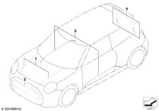 Пленочная наклейка Favoured