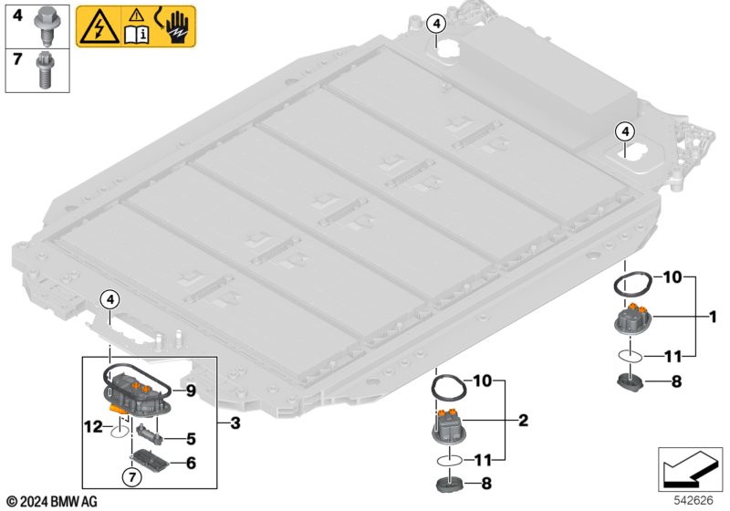 Разъем высоковольтного накопителя