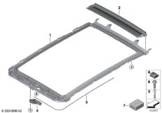 Шторка панорамной стеклянной крыши