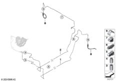 Трубопровод тормозного привода Зд