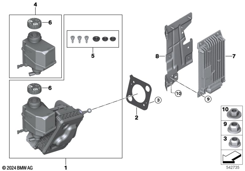 G45/G48 блок вакуумного усилителя тормозов