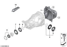 Редуктор заднего моста детали - 205