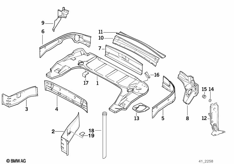 Отделение для складного верха