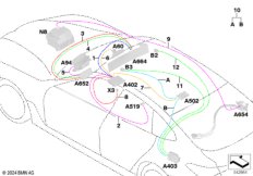 Рем.кабель осн.жгута проводов экранир.