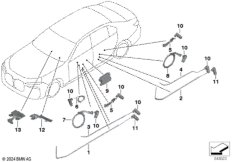 С/д модуль световода блоков управления