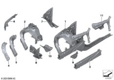 Колесная ниша/лонжерон