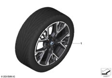 BMW л/с диск M, Y-обр.спицы 975M - 18"