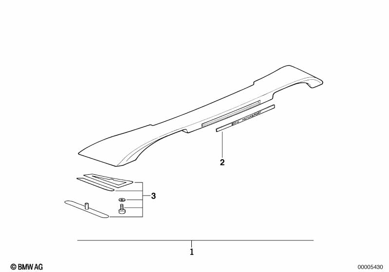 Задний спойлер BMW Motorsport