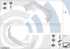 Монтажный комплект бампера