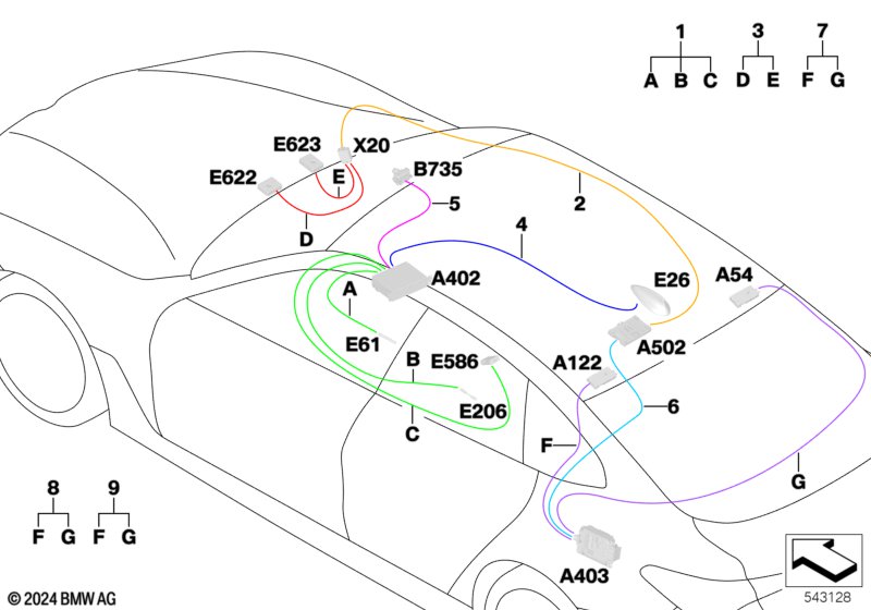 Рем.каб.осн.жгута проводов антенна/коакс