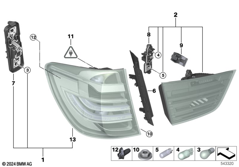 Блок задних фонарей