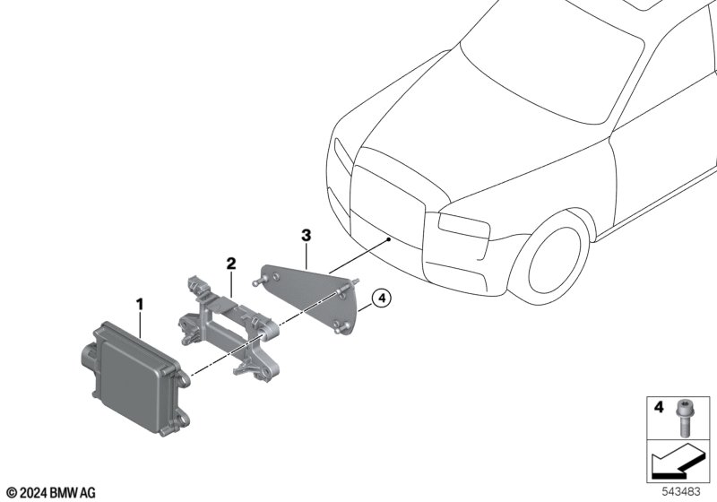 Кронштейн радарного датчика