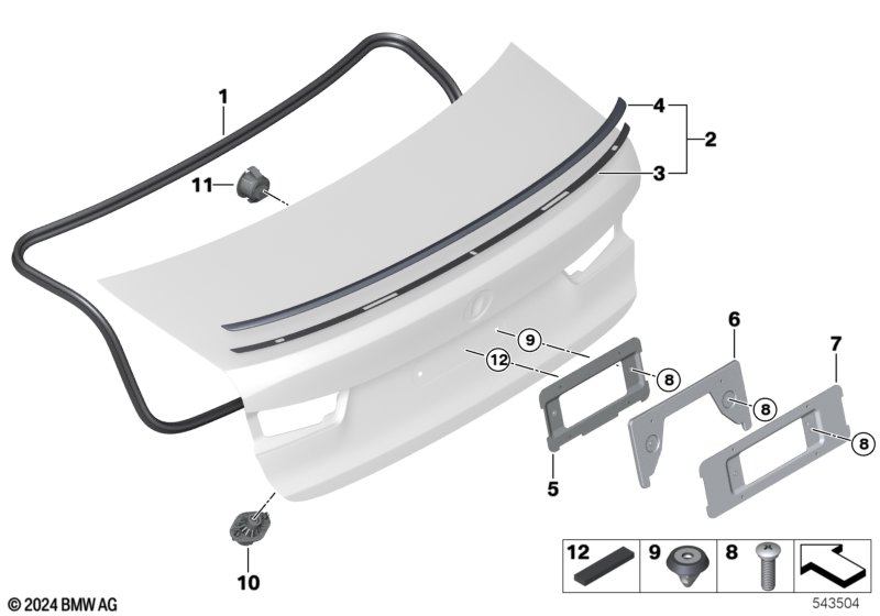 G20 уплотнитель багажной двери