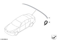 задний спойлер M