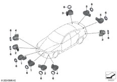 Сигнализация авар.сближен.при парк.(PDC)