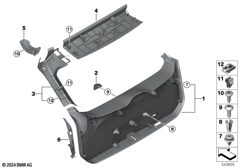 облицовка багажной двери