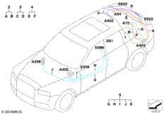Рем. кабель осн. жгута проводов антенны