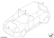 Пленочная наклейка Favoured