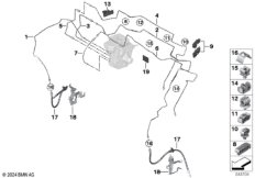 Трубопровод тормозного привода Пд