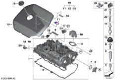 Крышка головки блока цилиндров/доп.эл.