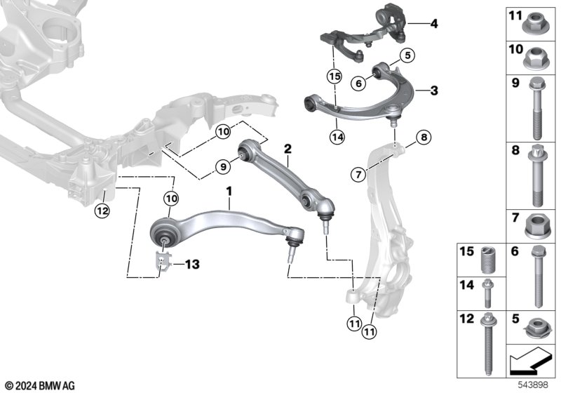 Ghost рычаг передний левый