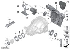 Редуктор заднего моста детали - 215