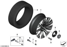 Колесо с л/с диском Styling 998