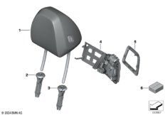 Подголовник переднего сиденья