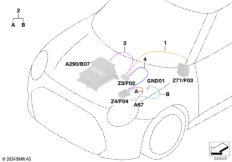 Кабель питания, основной жгут проводов