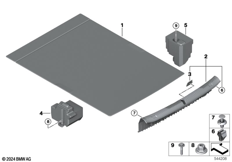 Облицовка пола багажного отделения