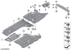 Облицовка днища кузова