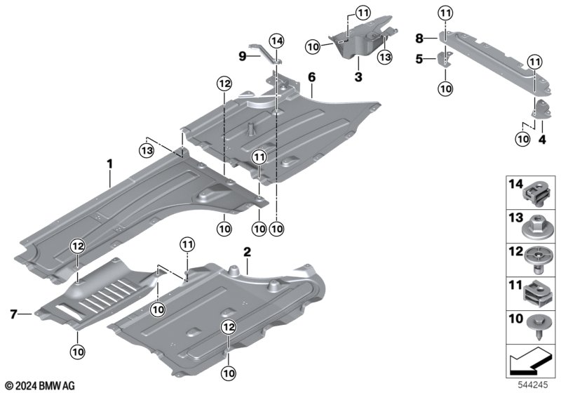 G01 облицовка днища правая боковая
