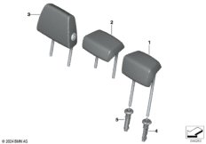 Подголовник заднего сиденья