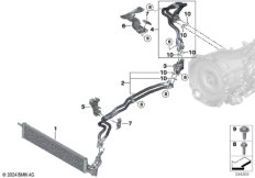 Радиатор охл.масла КПП/трубопр.масл.рад.