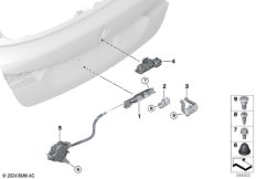 Система замков багажной двери