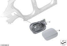 Заслонка заливного отверстия