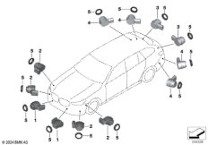 Сигнализация авар.сближен.при парк.(PDC)