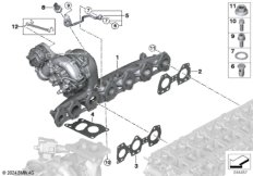 Турбонагн.с выпускным коллектором