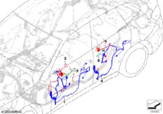 Жгут проводов двери