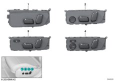 Выключатель регулировки полож.сиденья