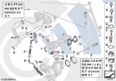 Монтажный комплект турбонагнетателя