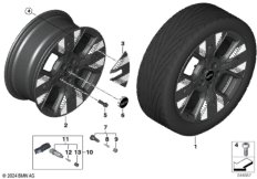 MINI л/с диск Flash Spoke 2-цв. 1042 18"