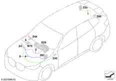 Кабель питания, основной жгут проводов