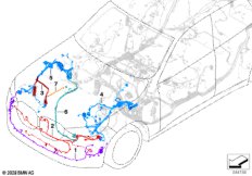 Рем.кабель основ.жгут проводов - впереди