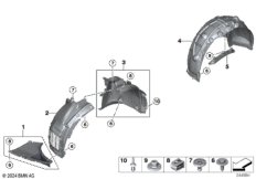 Защитный кожух колесной ниши