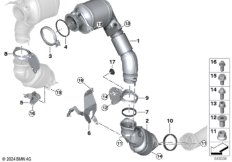 Катализатор рядом с двигателем