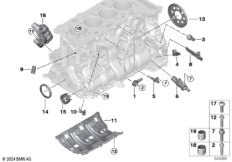 Блок цилиндров/дополнительные элементы