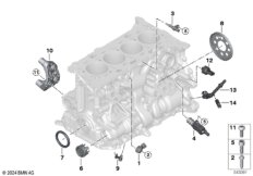 Блок цилиндров/дополнительные элементы