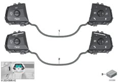 Переключатель на м/функц.рулевом колесе